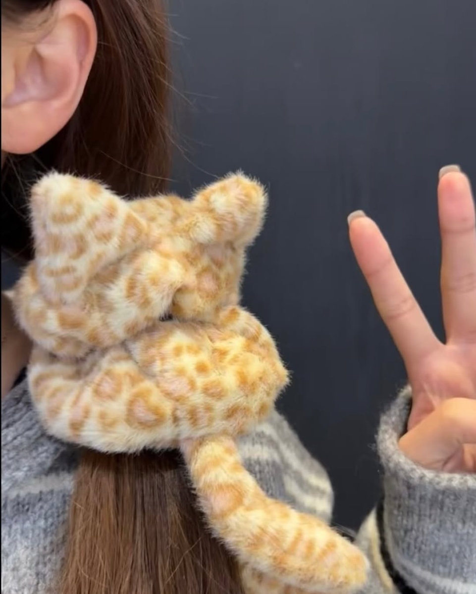 立体小猫耳发圈