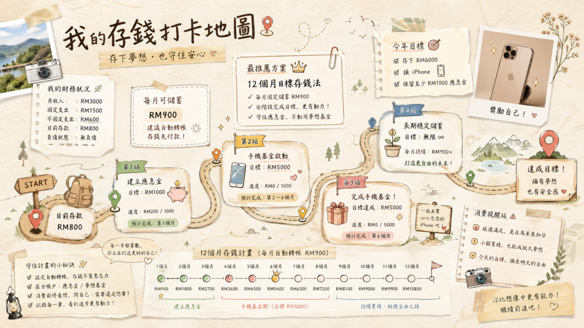 AI帮你生成「理财目标地图」