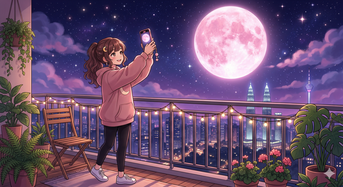 手机拍出月亮大片的秘诀