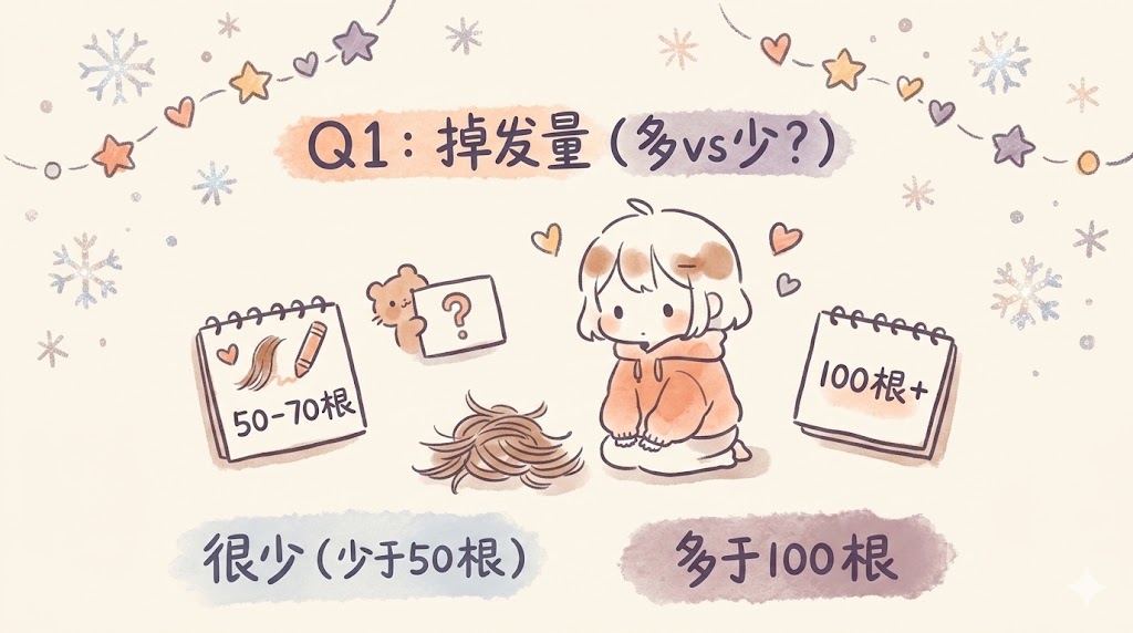 帮你揪出掉发真相，对症下药！