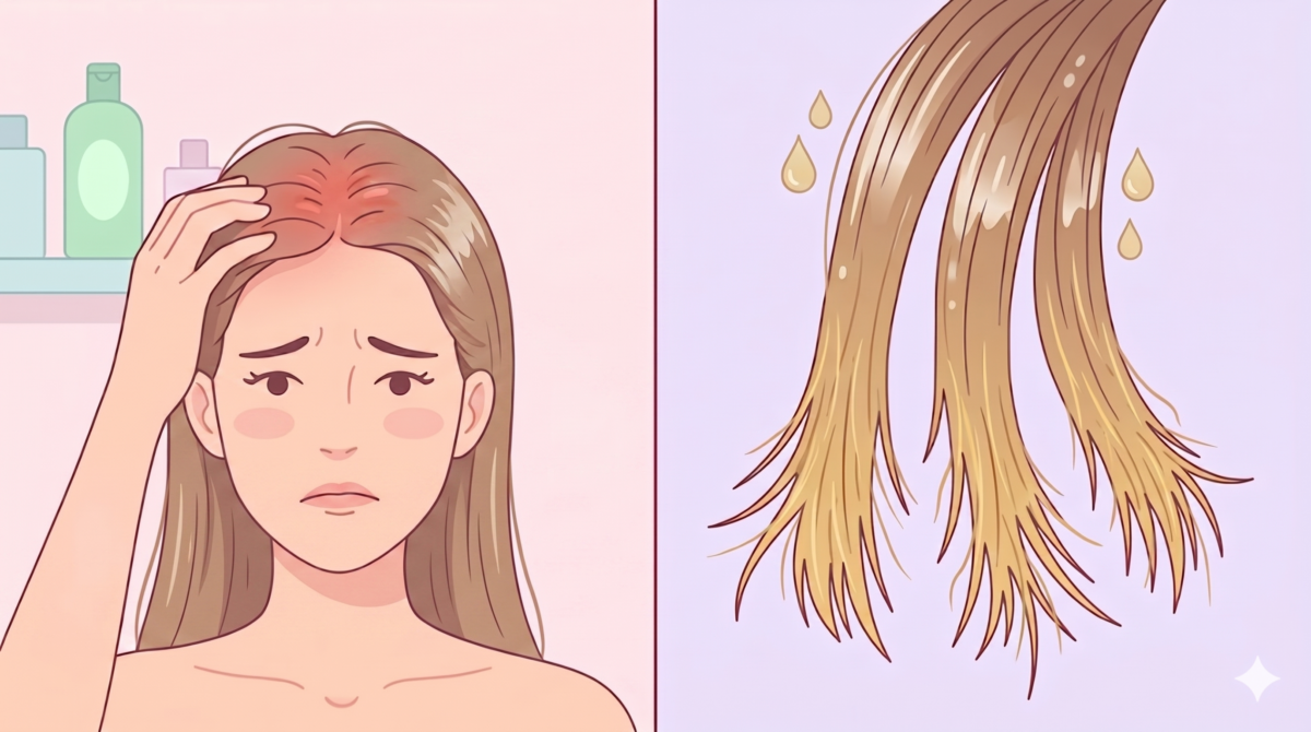 Q4：你的出油情况和头皮敏感状态有关联吗？