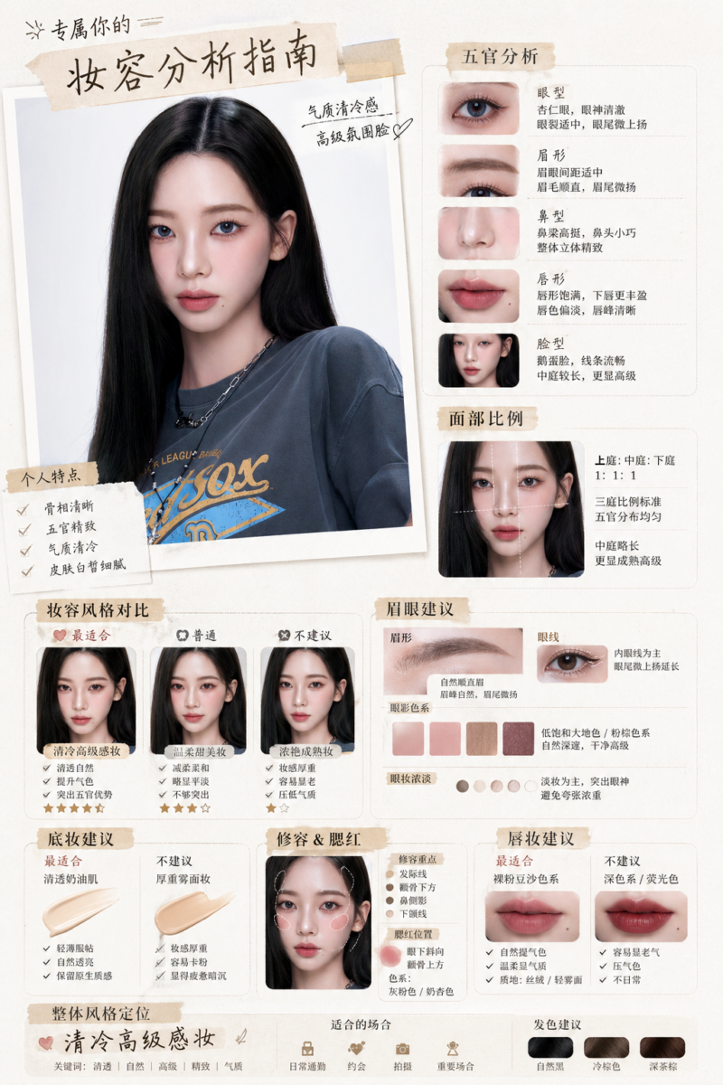 示例：个人妆容分析报告