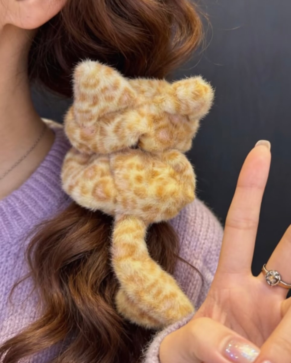 立体小猫耳发圈