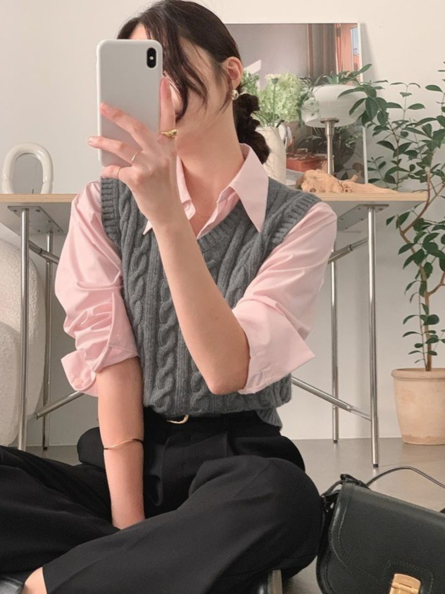 灰色搭配粉色/ 紫色 | 浪漫氛围