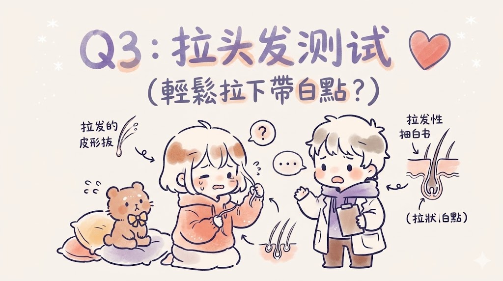 【Q3：拉头发测试】