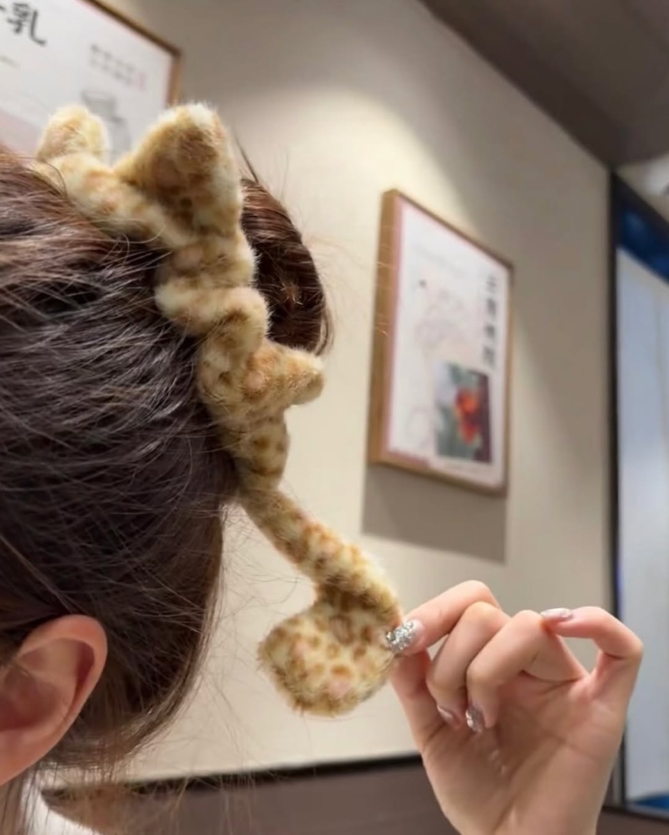 立体小猫耳发圈