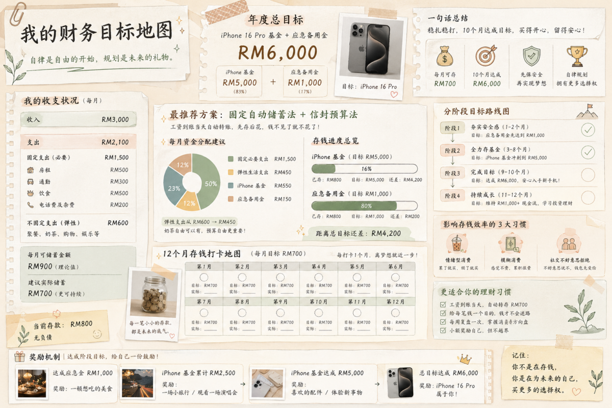 AI 理财的魅力就在于它能进行“个性化定制”，通过分析你的固定薪水、必要支出以及储蓄目标，精准计算出最适合你的节奏。