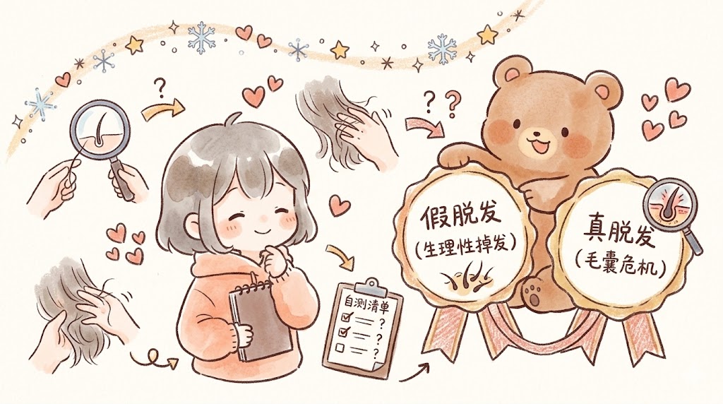 帮你揪出掉发真相，对症下药！