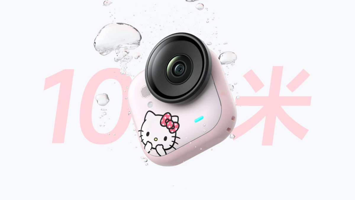 Insta360 GO Ultra x Hello Kitty 联名限定支持10米防水