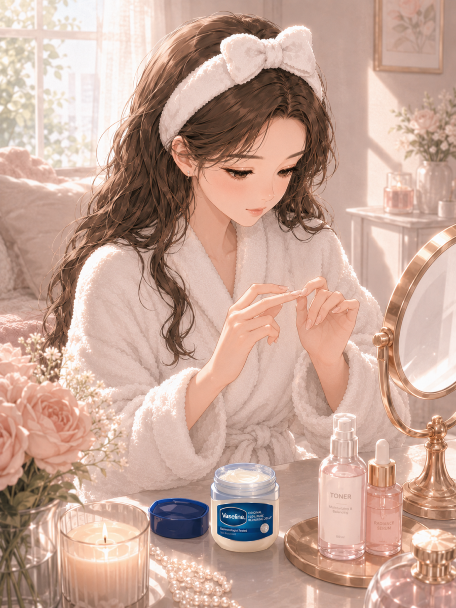 Vaseline 凡士林妙用：抚平指缘死皮与倒刺