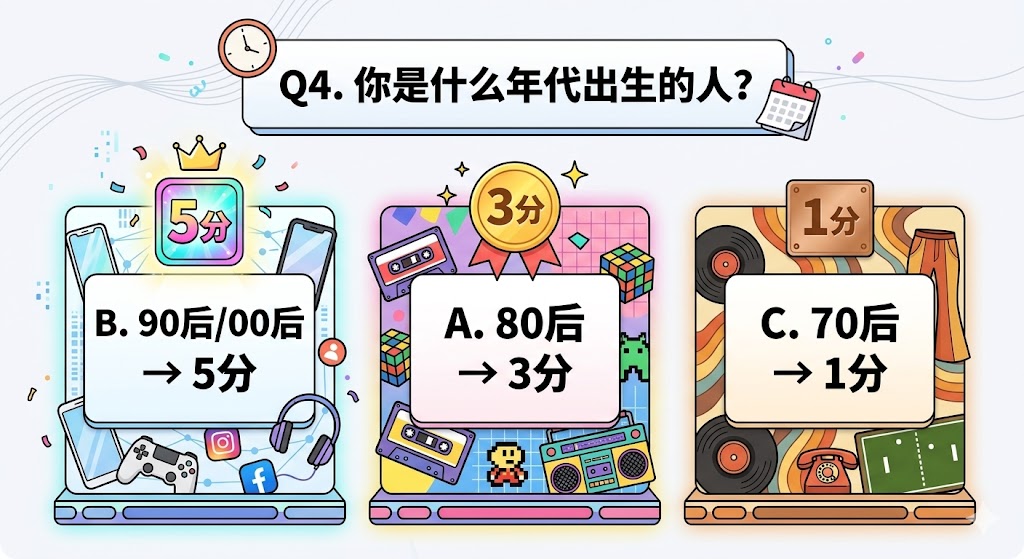 Q4. 你是什么年代出生的人？