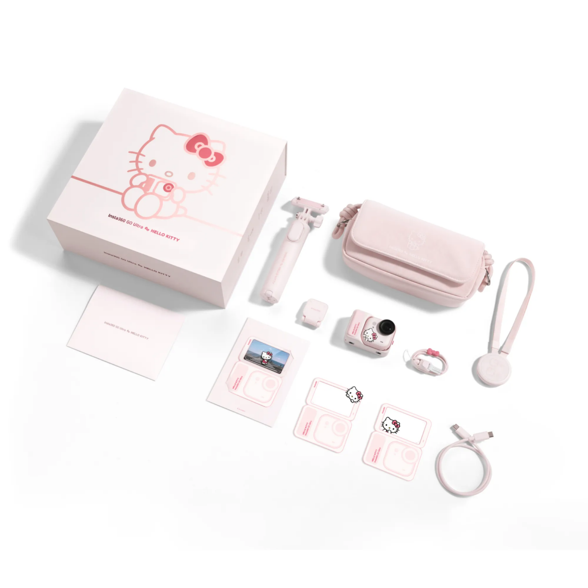 Insta360 GO Ultra x Hello Kitty 联名限定套装一览