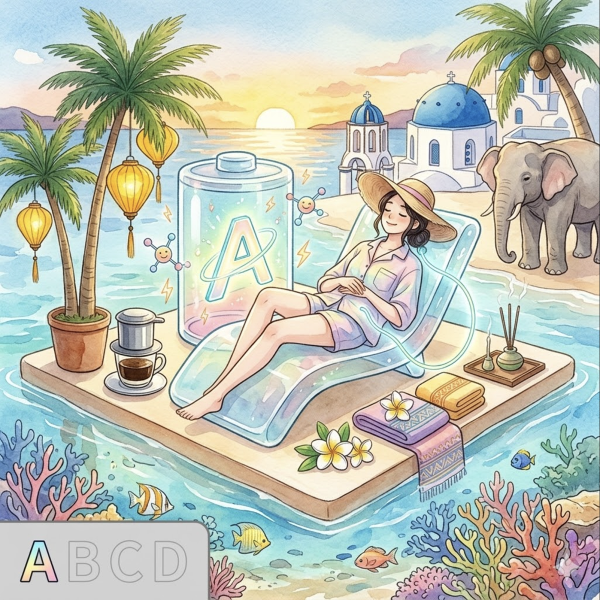 🧘‍♂️ 选项 A 最多：【松弛感拉满 · 慵懒充电机】