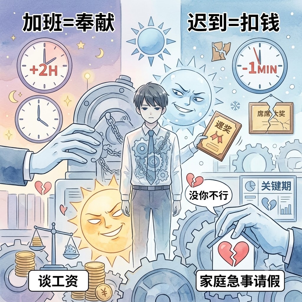 3. 第三盆冷水：双标的制度，把员工当成没有感情的生产机器
