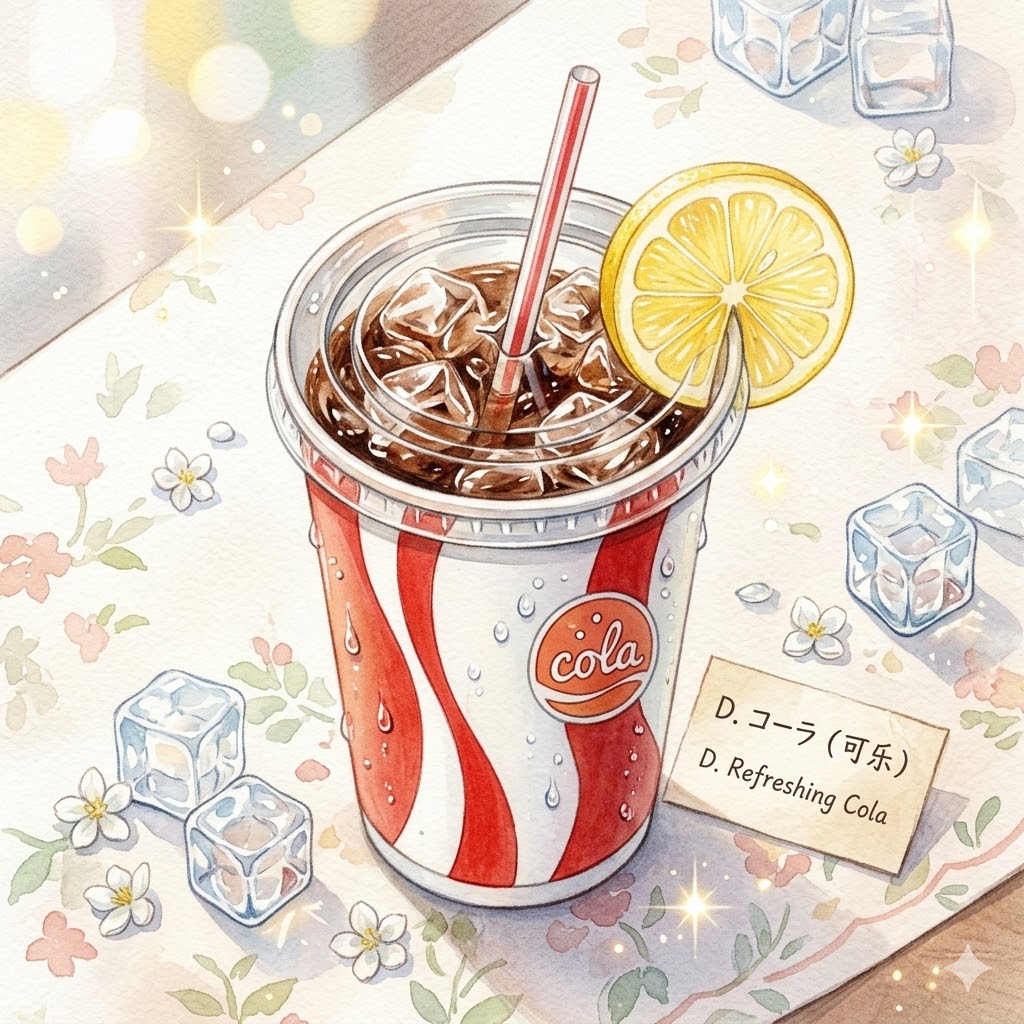 🥤 选择 D：饮料 —— 外冷内热的偏执深情派