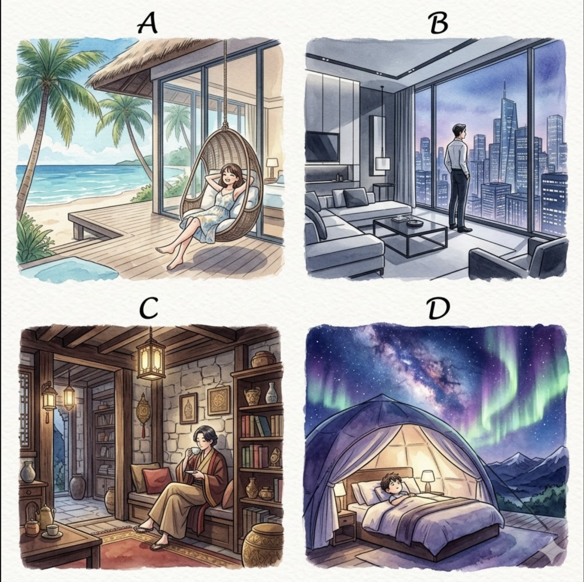 Q5. 如果预算允许，你在选择旅行住宿时，哪种风格最能给你带来治愈感？