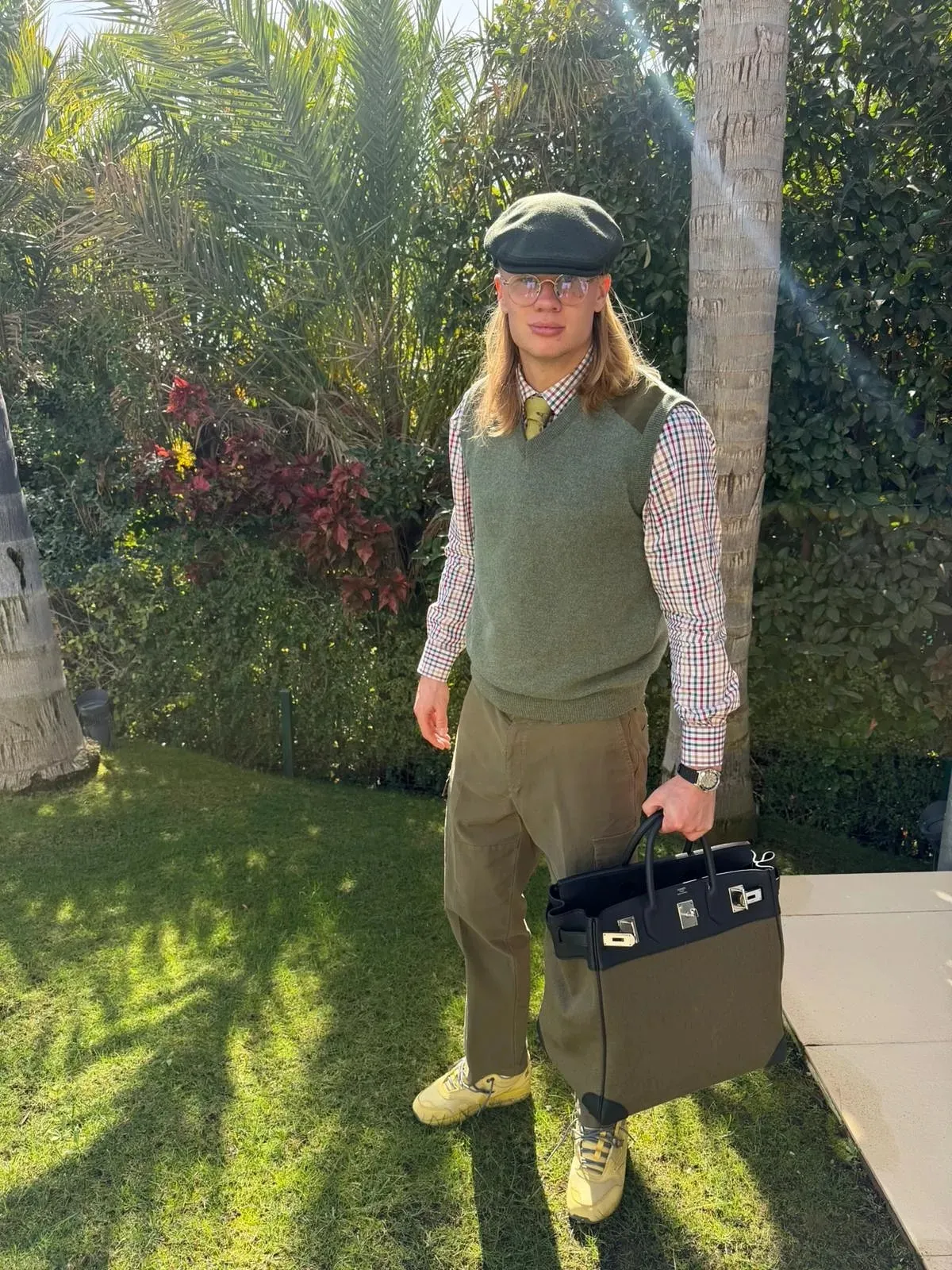 Hermes HAC Birkin 40 Toile 