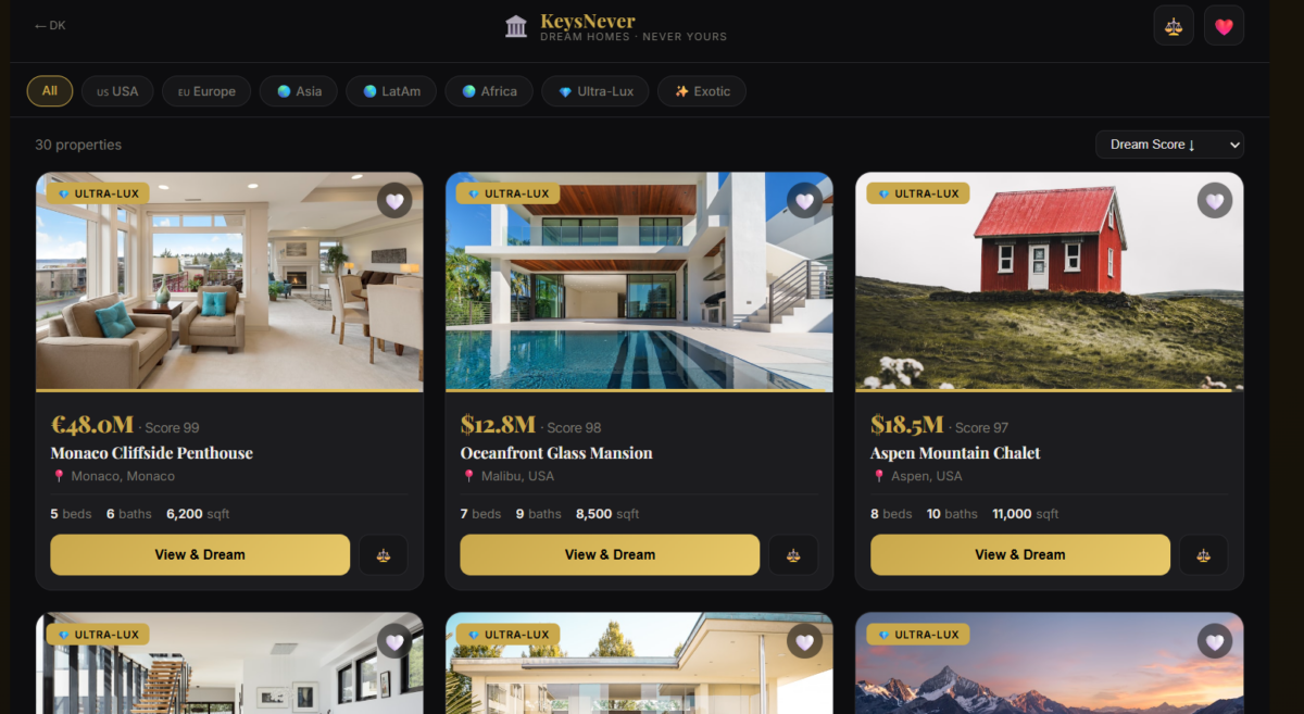 KeysNever 模拟买房