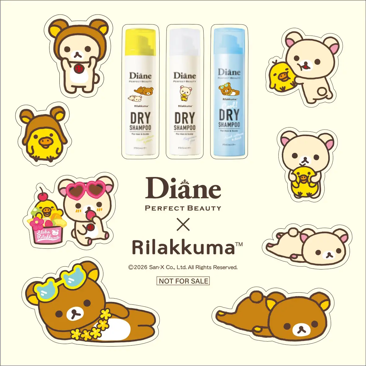 Moist Diane X Rilakkuma