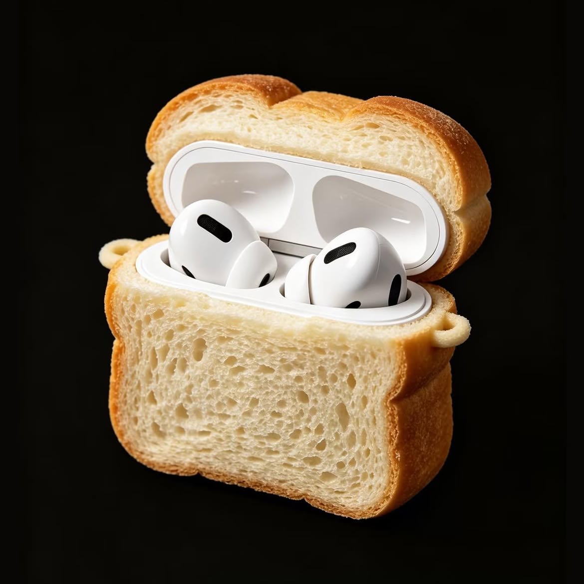 吐司造型 AirPods 保护壳